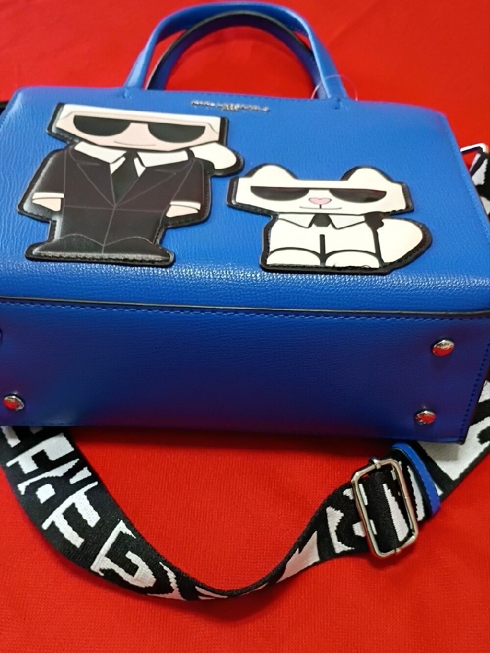 Karl Lagerfeld Black Logo-Accented Interior Tote - Picture 9 of 16